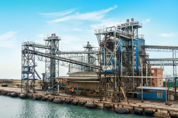 Oil and gas processing plant.