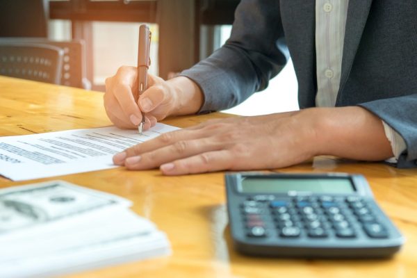 Sign the document when it comes to business deals.